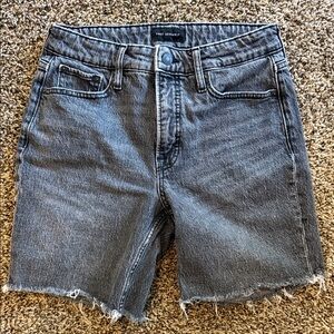 Free Assembly Gray Denim Shorts
